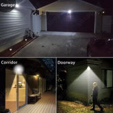 Waterproof Solar Motion Sensor Spotlight - Outdoor Security Light with 25 Feet Detection Range 365shopping.co.uk